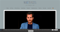 Desktop Screenshot of martinkloss.com